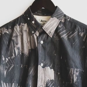ACNE Marker pattern Button-Up shirt